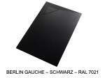 Design-Duschwanne, mit Eckablauf bei 17 x 17 cm, Breite 100 bis 200 x B. 70 bis 100 cm, rutschfest, Maßanfertigung in cm, KOSTENLOSE LIEFERUNG